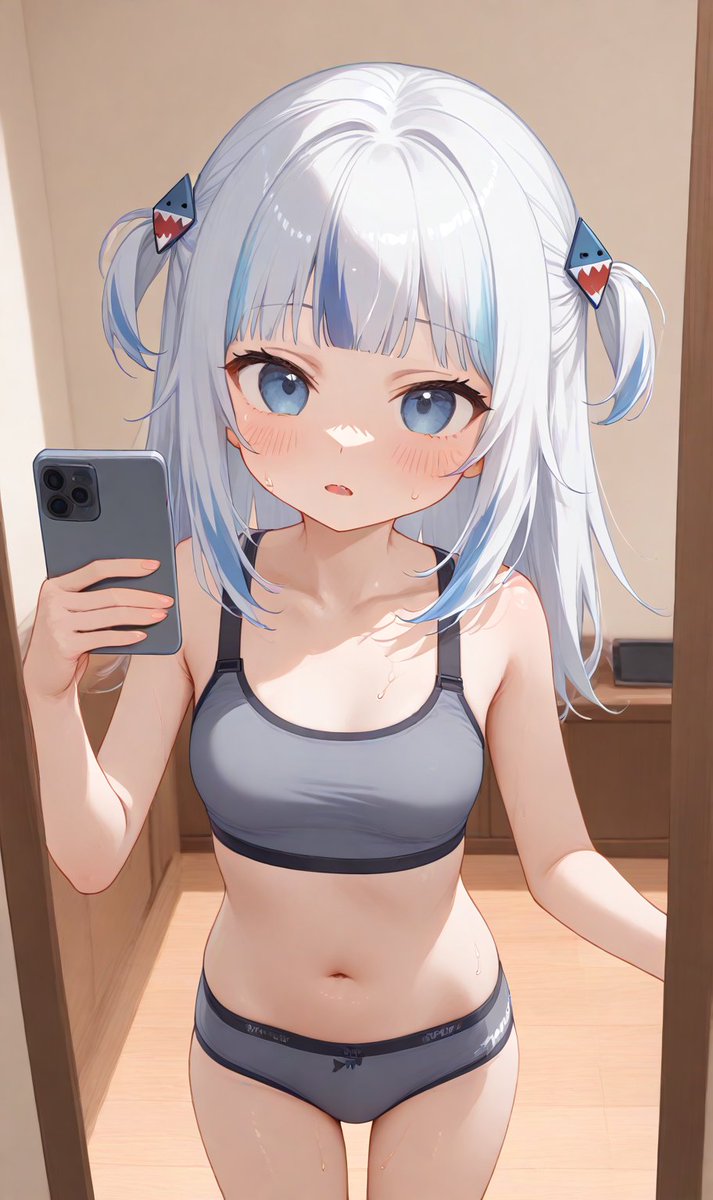 Shin_Aiart_'s tweet photo. 【リクエスト】
ホロライブENのGawr Guraさん 🔱(スポブラ・M字) https://t.co/r35EA6QSc5