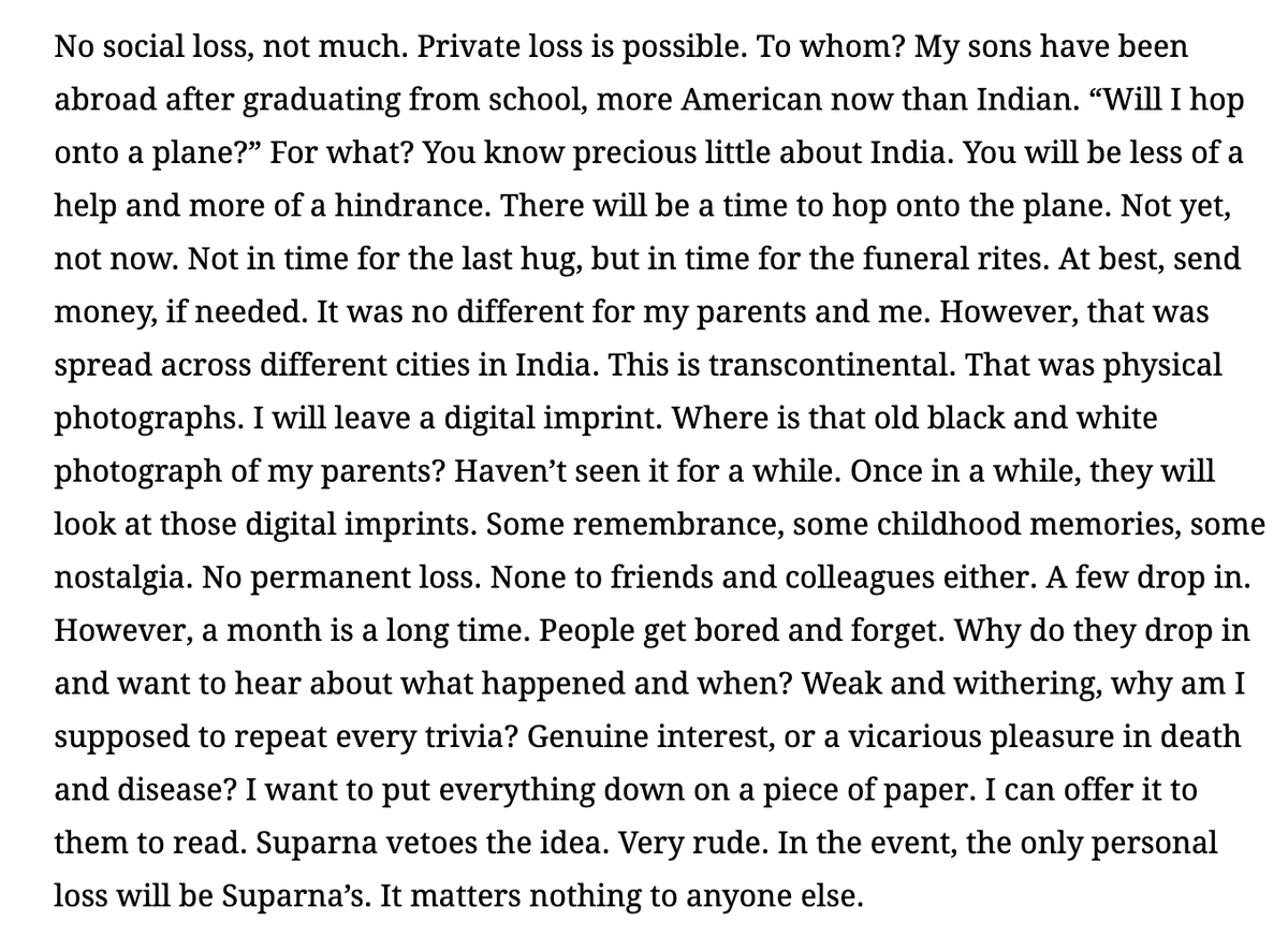 ainvvy's tweet photo. Bibek Debroy has died. This is what he wrote a few days back to the IE.

Searing.  (Please read it.)

May your next life be as interesting as the present one.

https://t.co/k0DJ6OSn6p https://t.co/ASJAY3rQX0