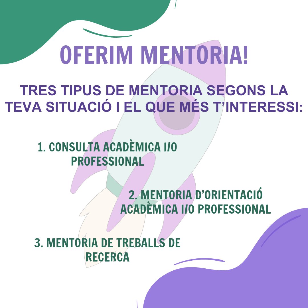 youngitgirls's tweet photo. 📢SABÍEU QUE OFERIM SERVEI DE MENTORIA? 

🚀En funció de les vostres necessitats oferim 3 alternatives.🧵 https://t.co/eQu9OL8Ib9