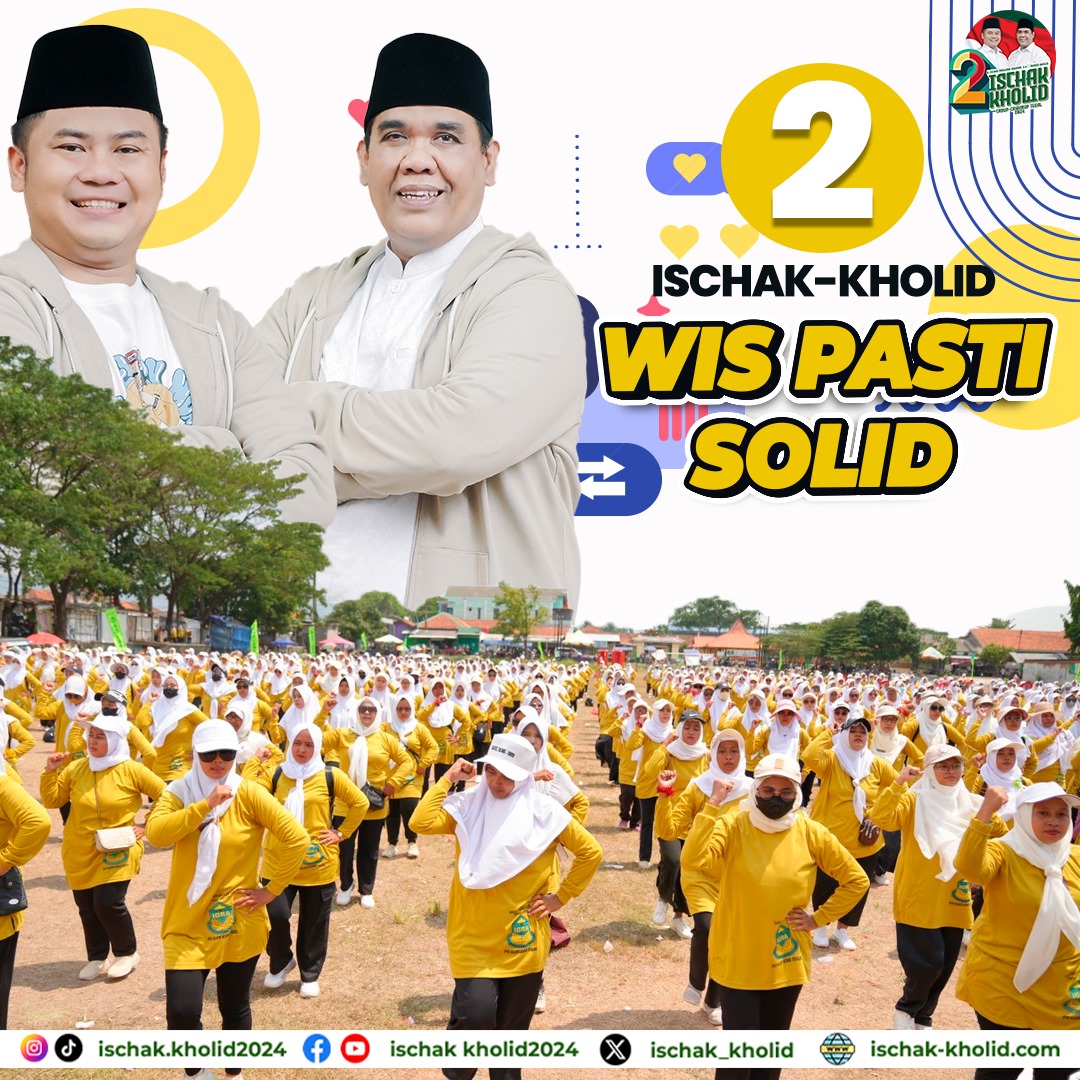 Solidaritas penuh semangat! Dukungan warga yang solid untuk pasangan Ischak-Kholid dalam rangkaian kampanye menuju masa depan yang lebih baik. Bersama kita pasti solid!

Bersama Ischak &amp; kholid Tegal luwih apik

#BupatiTegal #PilkadaTegal #IschakKholid #Nomor2