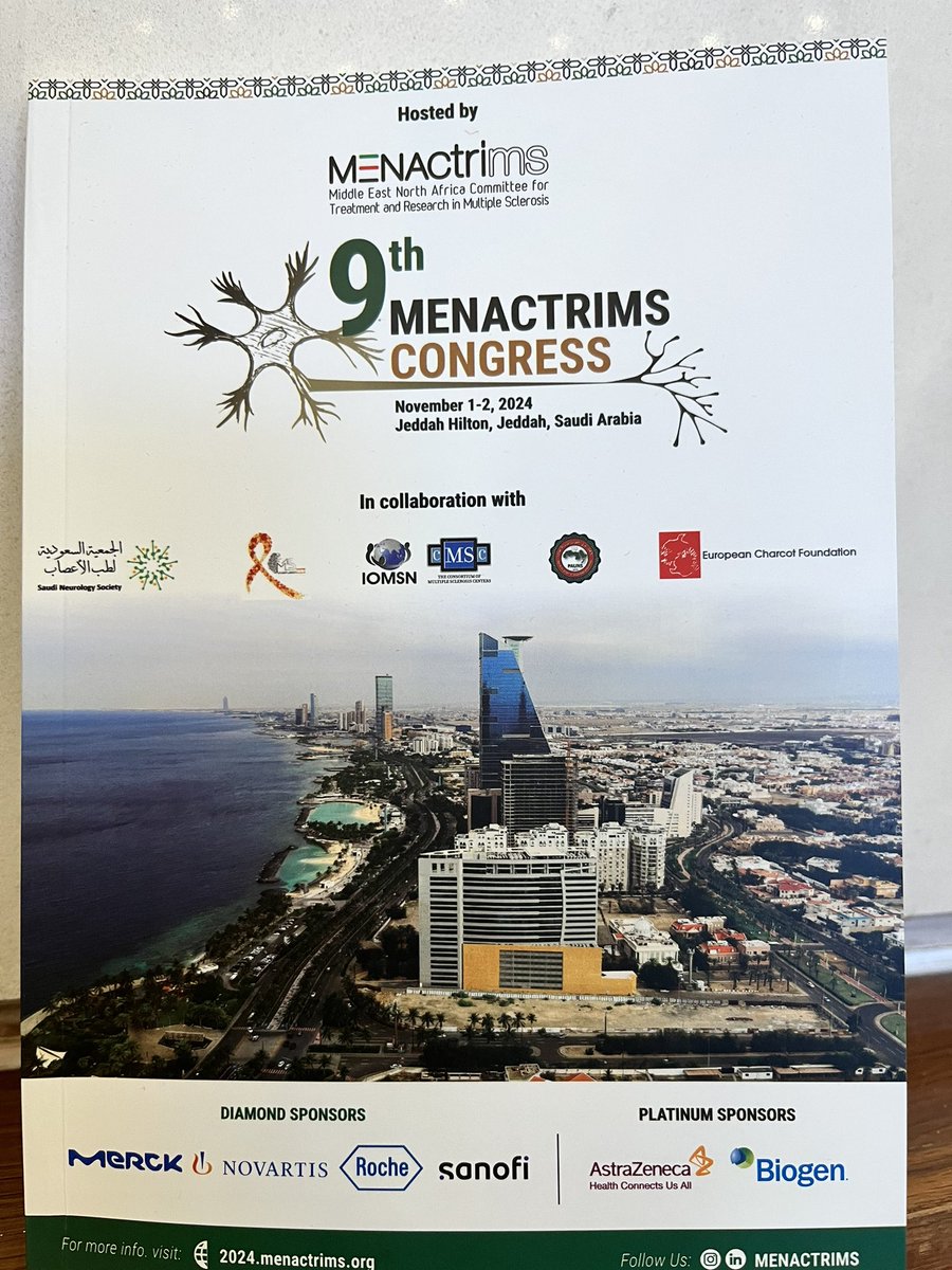 RoblesMangel's tweet photo. Stay tunned tomorrow at 9th #MENACTRIMS I will share a comprehensive approach to meeting the needs and demands of People with Multiple Sclerosis with the MS Catalonian Expert Patient Programme and the Nurse’s Role in Detecting Subtle MS Progression @cemcat_em @vallhebron https://t.co/PNVk3vlfLJ
