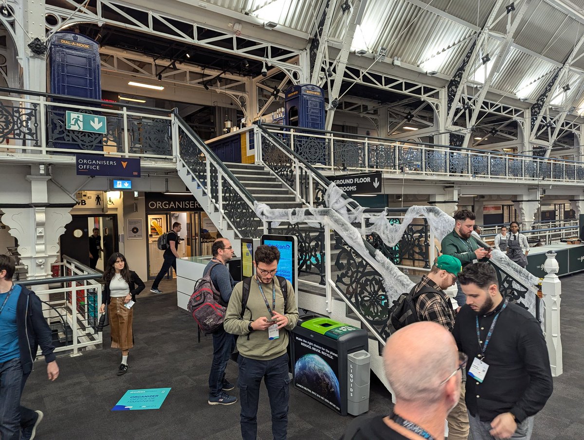 Pindroid (@pin_droid) on Twitter photo IMPORTANT:
To all players the game will end today at exactly 1200 (I will close the forms that collect the points) & we will announce the winners & give prizes at 1200 at the stairs by the organisers office (picture included)
Good luck, see you there
<a href="/droidconLondon/">droidcon London</a> #dcldn24 IMPORTANT:
To all players the game will end today at exactly 1200 (I will close the forms that collect the points) & we will announce the winners & give prizes at 1200 at the stairs by the organisers office (picture included)
Good luck, see you there
<a href="/droidconLondon/">droidcon London</a> #dcldn24