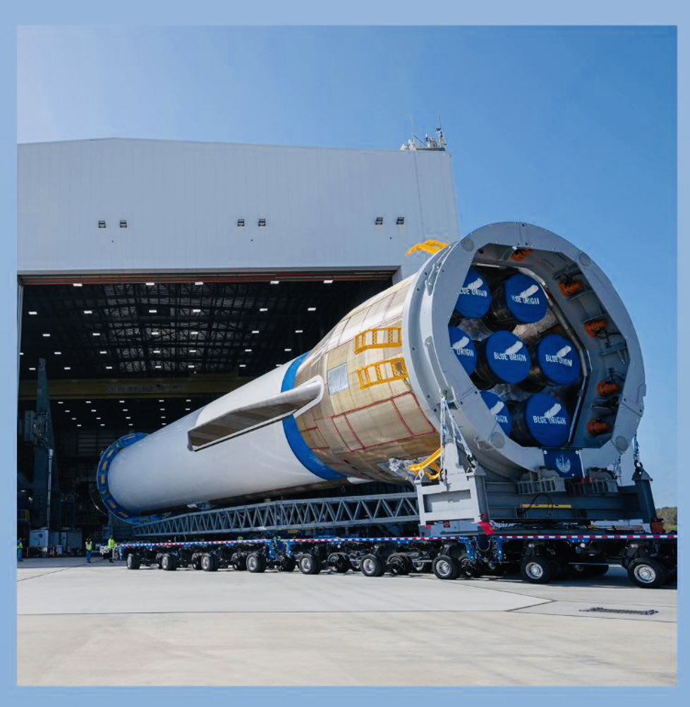 Exciting milestone! RJ just completed his very first project with his team as a working professional. He was thrilled to see the results of his hard work. Couldn’t be prouder! 💙🚀 #BlueOrigin