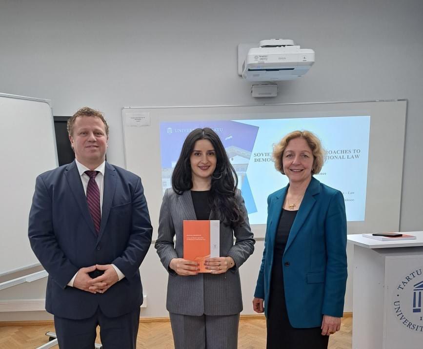 Sevanna Poghosyan (@sevannaps) on Twitter photo Yesterday I successfully defended my PhD dissertation titled “Soviet and Russian Approaches to Democracy in International Law” at the <a href="/unitartu/">University of Tartu</a> School of Law. My deepest gratitude goes to my supervisor, Professor <a href="/LauriMalksoo/">Lauri Mälksoo</a> and to the opponent, Professor <a href="/ahnussberger/">Angelika Nussberger</a> . Yesterday I successfully defended my PhD dissertation titled “Soviet and Russian Approaches to Democracy in International Law” at the <a href="/unitartu/">University of Tartu</a> School of Law. My deepest gratitude goes to my supervisor, Professor <a href="/LauriMalksoo/">Lauri Mälksoo</a> and to the opponent, Professor <a href="/ahnussberger/">Angelika Nussberger</a> .