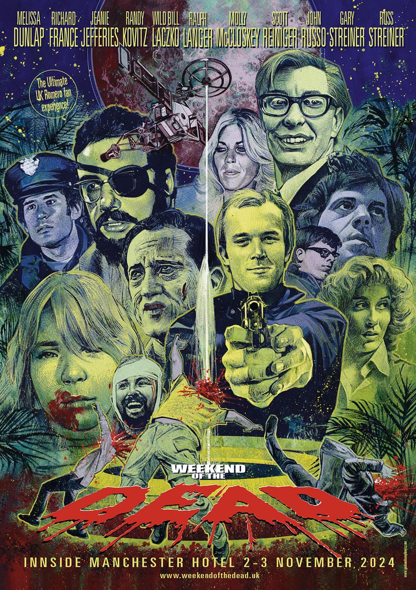 Manchester bound, for this year's Weekend of the Dead.
A2 and A3 prints… 15 copies of ‘Nightmare on One Sheet’… selected client sketches… plus -  my disreputable colleague will be bringing some ultra rare screen print APs!
The event posters are already in the building.