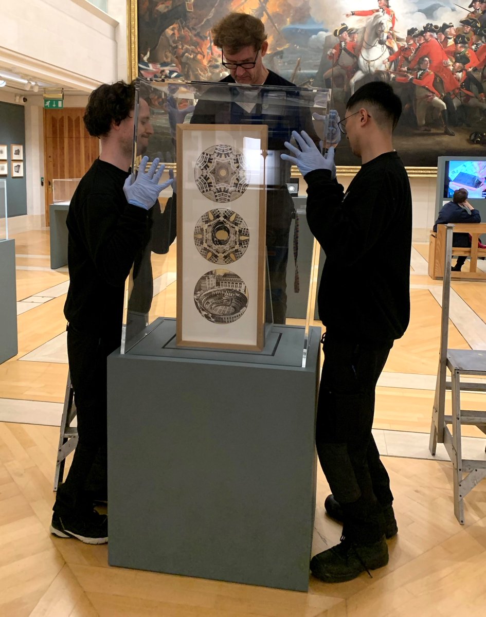 cityoflondon's tweet photo. A new artwork, 'Colosseum Kaleidoscope', by #AnneDesmet has been installed at @GuildhallArt, as part of her solo #exhibition, 'Anne Desmet: Kaleidoscope/London' and was donated by the Friends of Guildhall Art Gallery to mark the Friends' 22nd anniversary. https://t.co/bFX6aYNS42 https://t.co/oaUehLhqRS