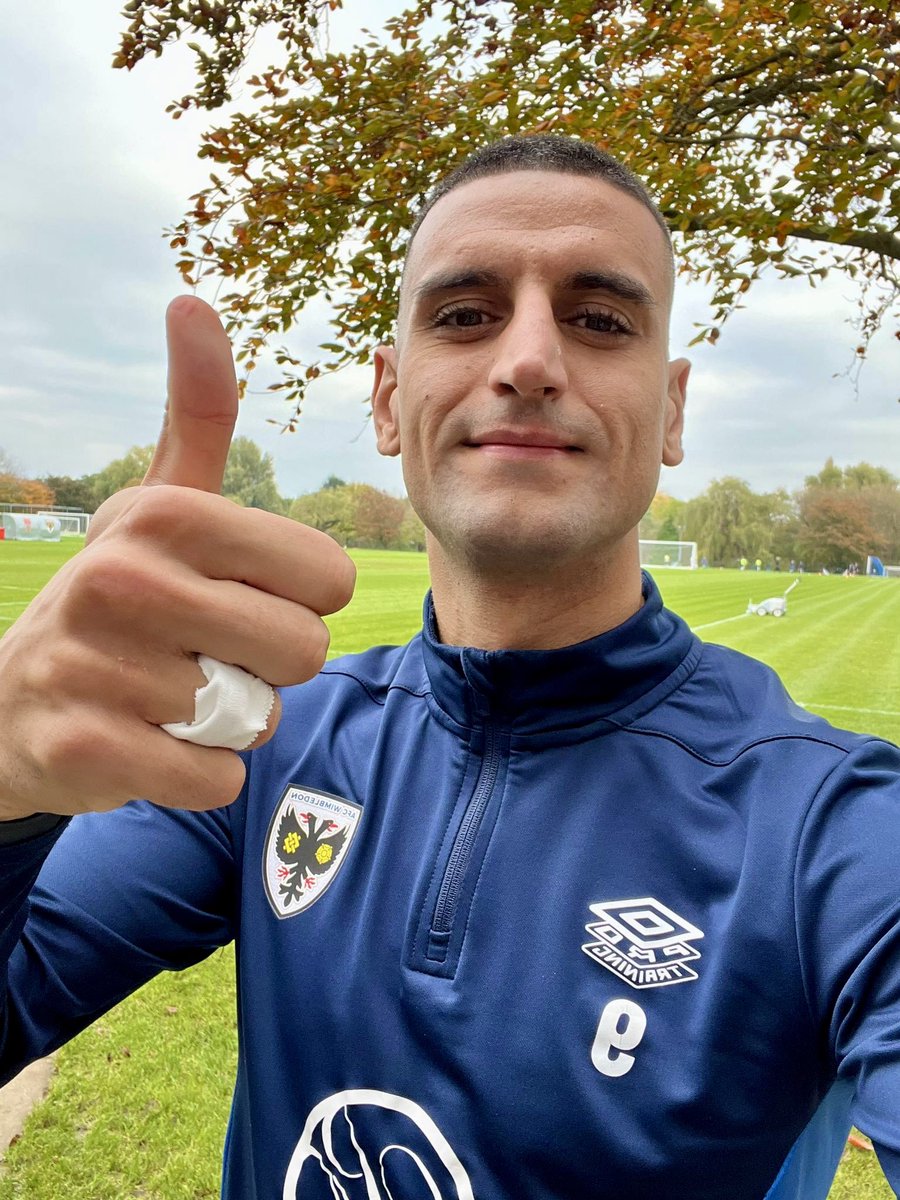 Baby-faced Bugiel! 👶 

The challenge has begun, @omarbugiel and <a href="/jtilley_98/">James Tilley</a> are both growing their moustaches in aid of <a href="/MovemberUK/">Movember UK</a> and <a href="/AFCW_Foundation/">AFC Wimbledon Foundation</a>. 🥸 

Donate here to help them hit their fundraising target! ❤️👉 tinyurl.com/yn4tvtuc

#AFCW 🟡🔵