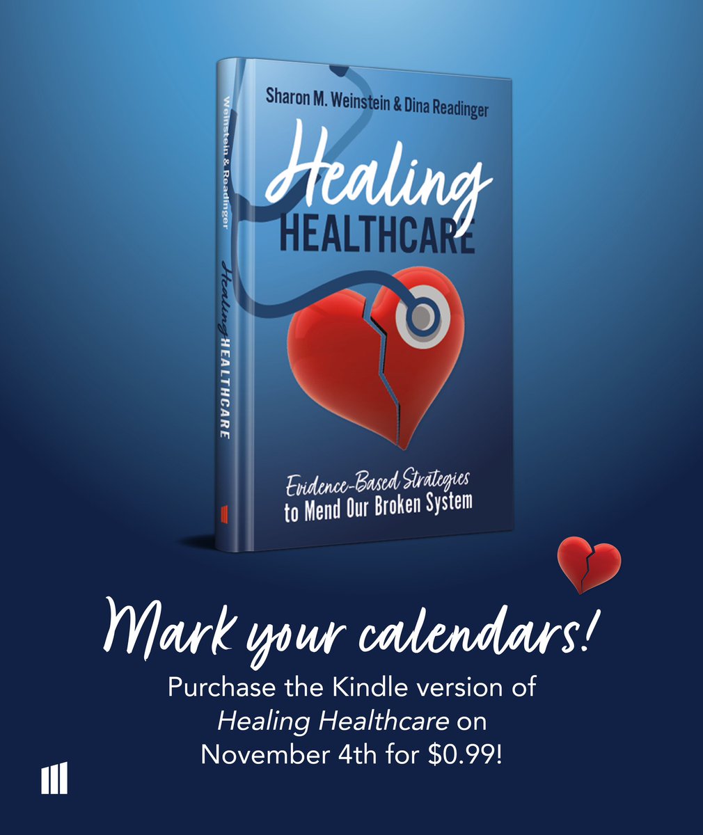 Mark your calendar now and get #HealingHealthcare for 99 cents on AmazonKindle. Only on Monday, November 4th.