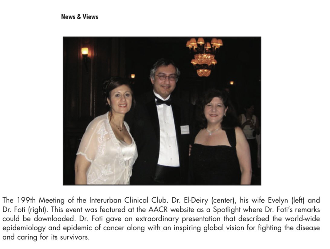 Wafik S. El-Deiry, MD, PhD, FACP (@weldeiry) on Twitter photo Looking forward to attending the 227th meeting of the Interurban Clinical Club today at Massachusetts General Hospital.
#227ICC <a href="/MGHMedicine/">MassGeneral Medicine</a> <a href="/bmprii/">Paul Yu MD PhD</a> <a href="/BrownMedicine/">The Warren Alpert Medical School</a> <a href="/BrownUCancer/">Legorreta Cancer Center at Brown University</a>
I organized and hosted the 199th meeting of the Interurban Clinical Club in Philadelphia and our Looking forward to attending the 227th meeting of the Interurban Clinical Club today at Massachusetts General Hospital.
#227ICC <a href="/MGHMedicine/">MassGeneral Medicine</a> <a href="/bmprii/">Paul Yu MD PhD</a> <a href="/BrownMedicine/">The Warren Alpert Medical School</a> <a href="/BrownUCancer/">Legorreta Cancer Center at Brown University</a>
I organized and hosted the 199th meeting of the Interurban Clinical Club in Philadelphia and our