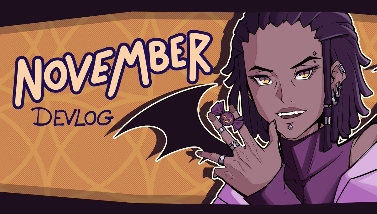 🎃Happy new month everyone!🎃
Our November Devlog is out with spooky tunes and more new art🦇

tumblr.com/galdra-studios…