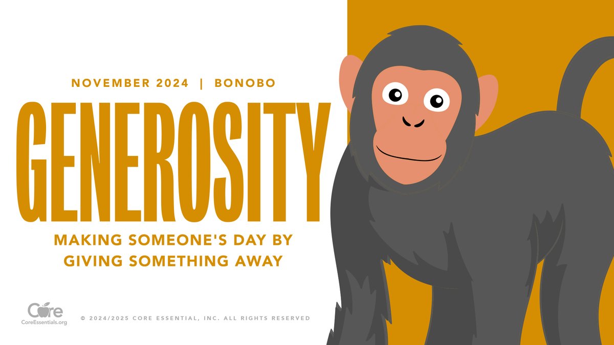 Our value this month is #Generosity.
Generosity is not just about giving material things; it’s about giving kindness, support, and understanding to those around you. Be generous with your words and actions, and you’ll create a ripple effect of positivity in our school community.