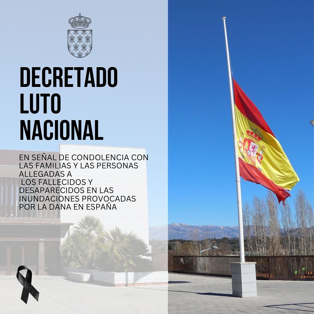 Très días de luto, bien pero durante un fin de semana con día festivo? Podían haberlo alargado a 5 días para que los trabajadores afectados puedan atender a sus familias y amigos 💫
galapagar.es/actividades-lu…