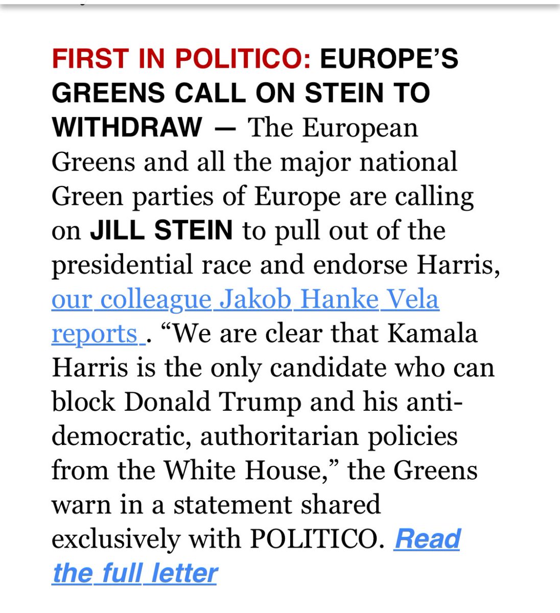 For anybody still considering a vote for Jill Stein as some kind of principled something something…