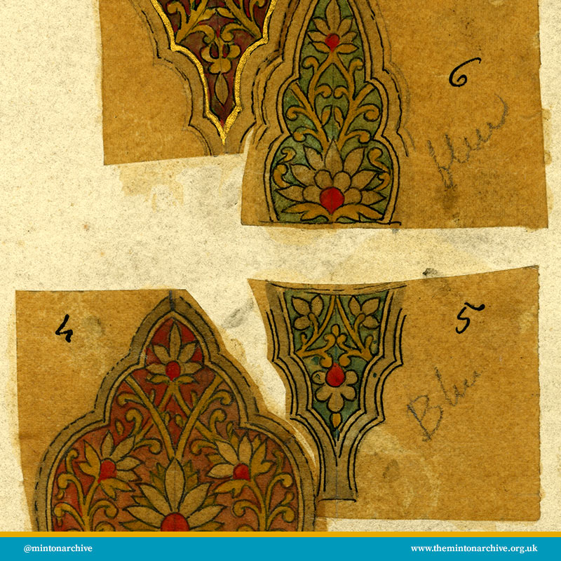 MintonArchive's tweet image. A pinch and a punch for the first of the month... and a new Folio Friday thrown in for good measure too! This month you can zoom in on the eight drawings that together make up the various sections of a ceramic bottle design: themintonarchive.org.uk/folio-friday-n…