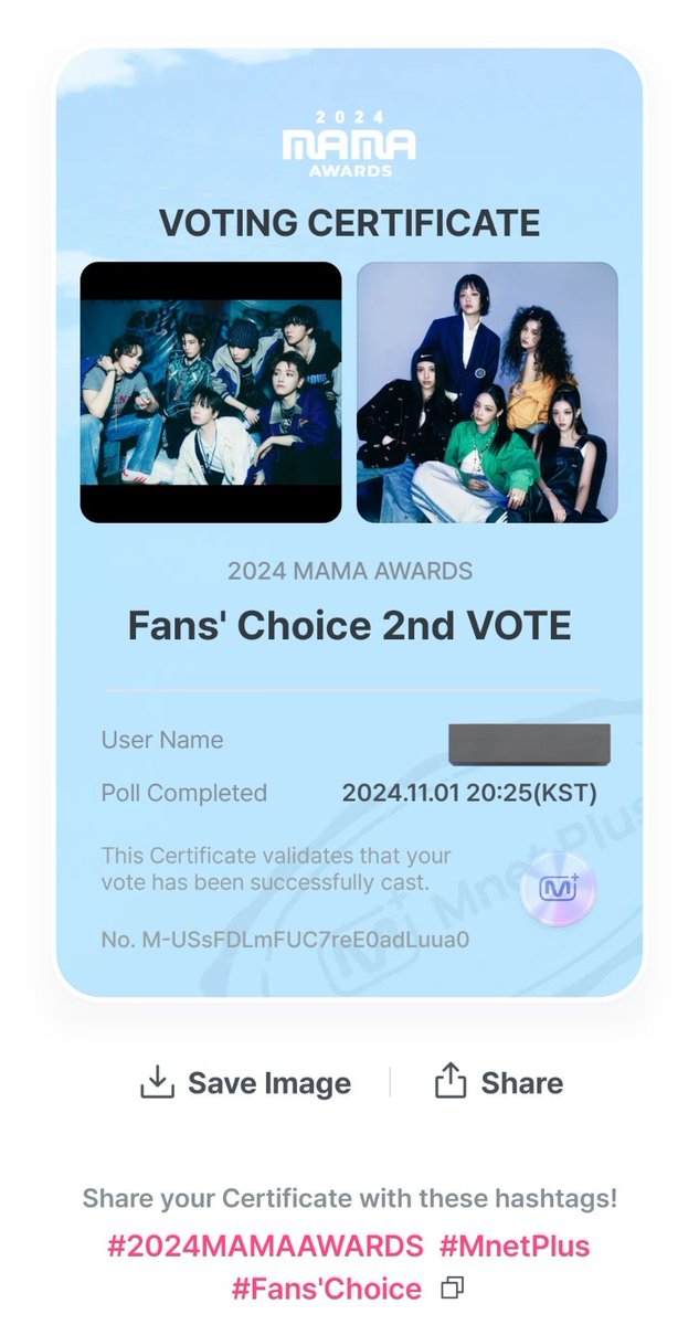 Sancochogurl's tweet photo. I vote #NewJeans for Fans’ Choice - Female Award #2024MAMAVOTE https://t.co/G5ggWWy4Fu