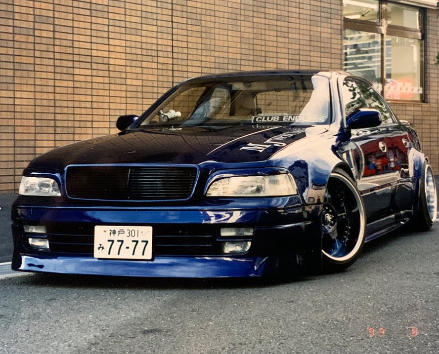 ONESTARJPN's tweet image. VIP CARという雑誌の
『カバーカー・GP』にエントリーした時の写真

当時の
写るんですにて撮影📸w

#VIPCAR