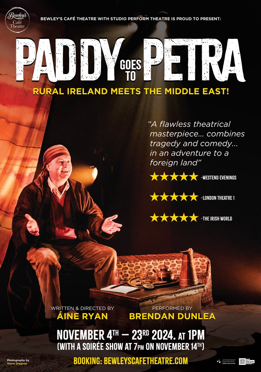 Ready for opening on Monday at <a href="/BewleysCTheatre/">Bewley's Café Theatre</a> ! Preview performance in Kilcommon Hall, Co.Tipperary tonight at 7pm for anybody interested! <a href="/TipperaryArts/">Tipperary Arts Office</a>