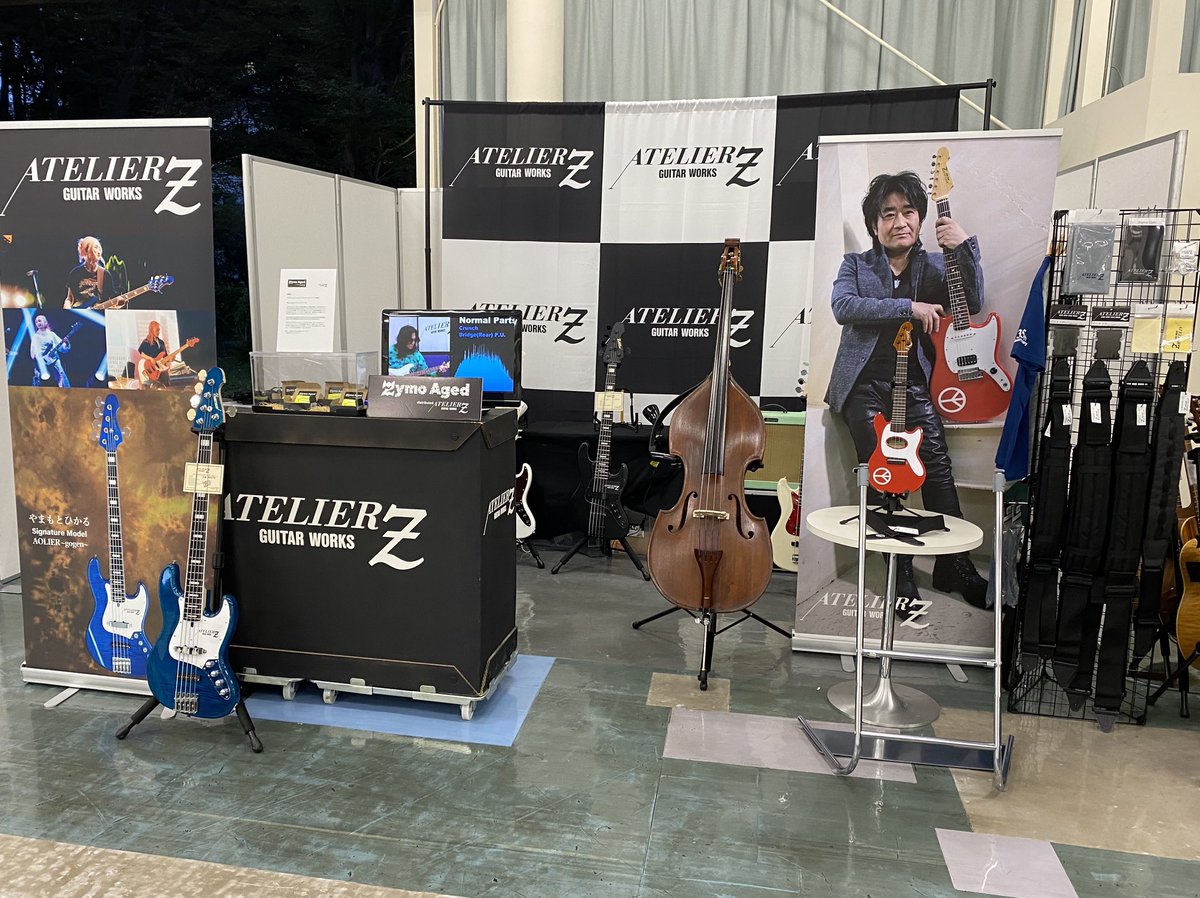 ATELIERZ1988's tweet photo. 2日、3日、#東京楽器博2024 開催です。
35thアニバーサリーモデル、アニバーサリーグッズを用意して、みなさまのご来場をお待ちしております！　
#アトリエZ https://t.co/23XqnktNIw