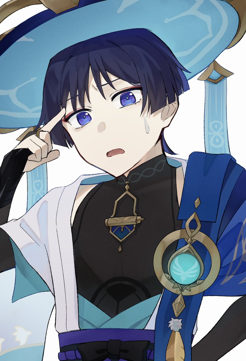 fullmoon_tukimi's tweet image. 『頭に綿でも詰めたのかい？』
#原神　#GenshinImpact 　#放浪者 　#wanderer