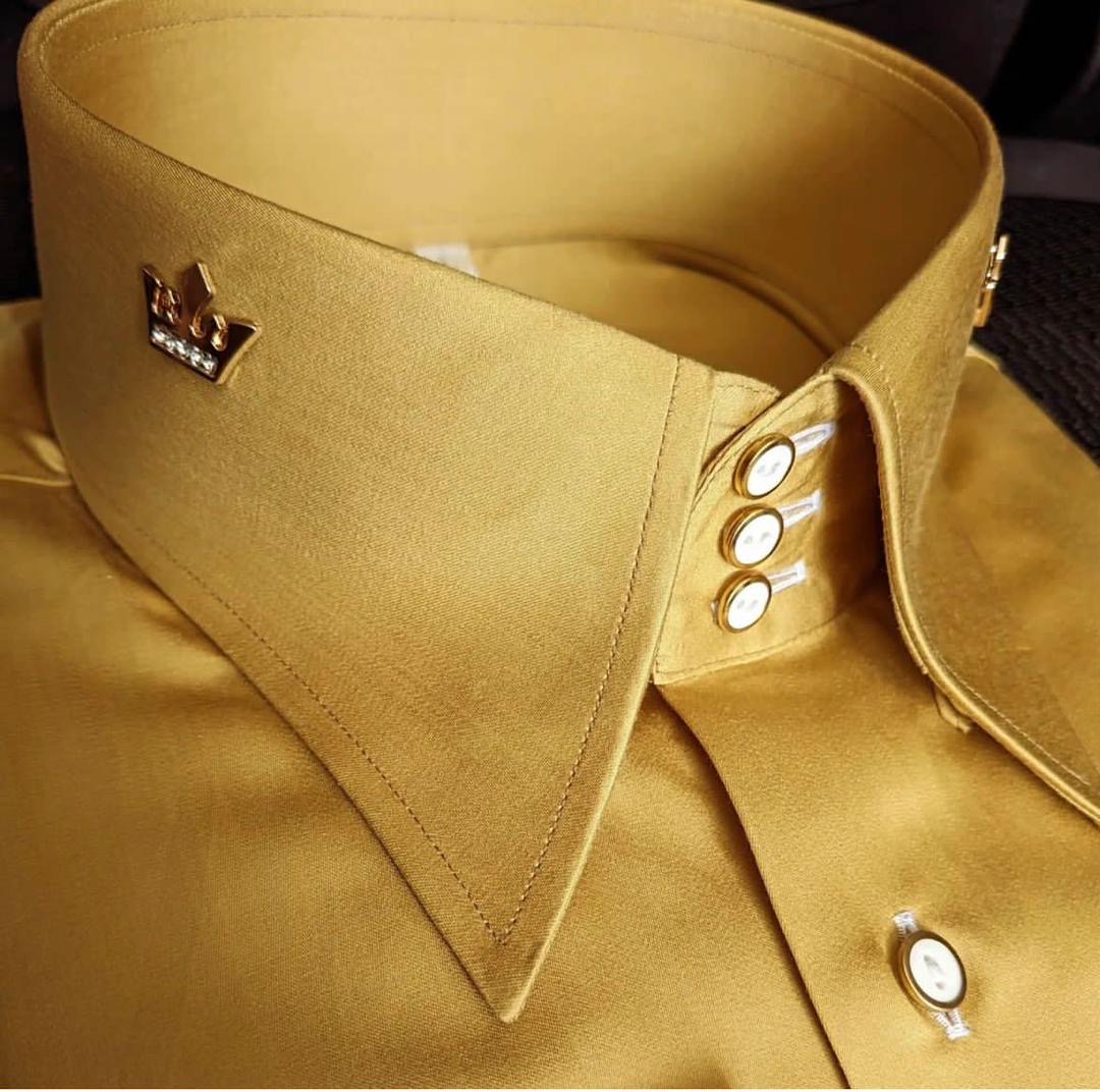 IF UNIQUE IS WHAT YOU SEEK!
the high collar luxury shirts each going at  165,000ugx in limited colors and material brands each dm
wa.me/256760442111
