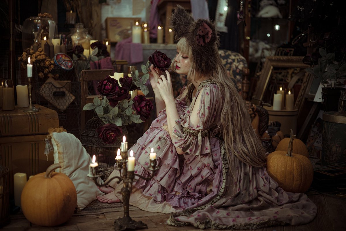 1日遅れですがハロウィン続きます🐺
サクさんの #ふわふわのみみ 🖤