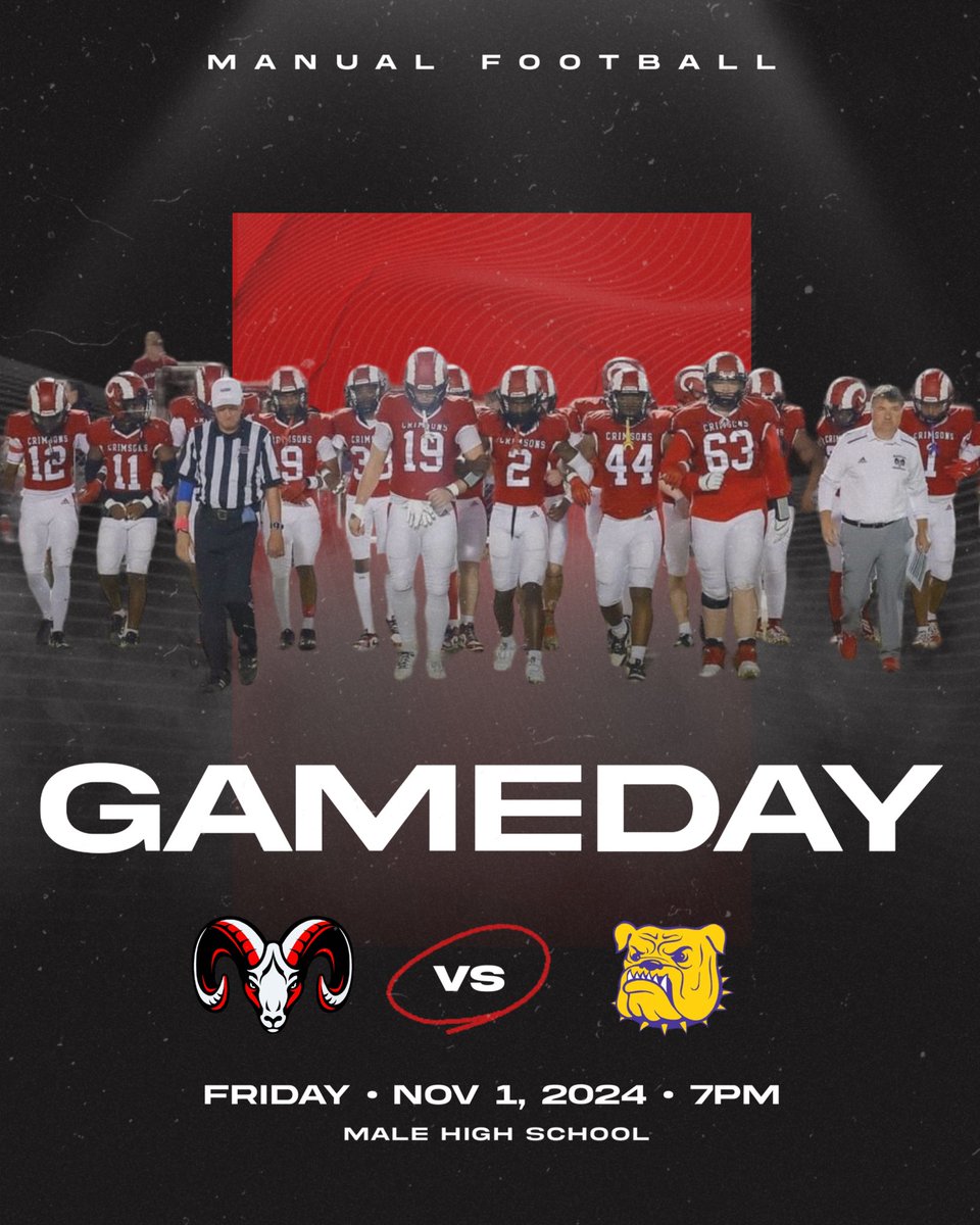 142nd Old Rivalry Game
MALE vs. MANUAL
Friday, November 1, 2024 @ 7:00 pm