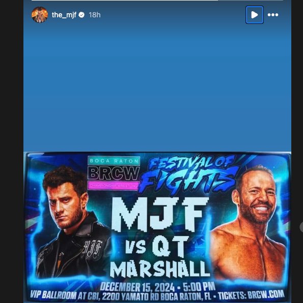Huuuuuh? QT Marshall bout to destroy <a href="/The_MJF/">Maxwell Jacob Friedman™️</a> !? 😲