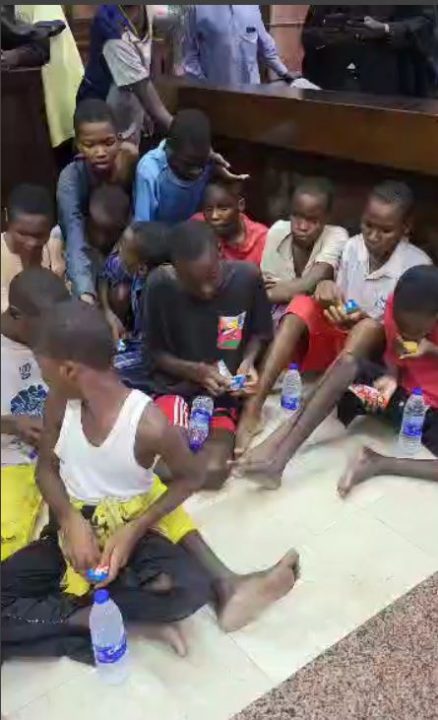 Look at the irony: Children who protested hunger are now malnourished in detention, fed only biscuits and water in Abuja court.
Their crime? Saying they were hungry. This isn't justice - it's institutional child abuse. Immediate release NOW!