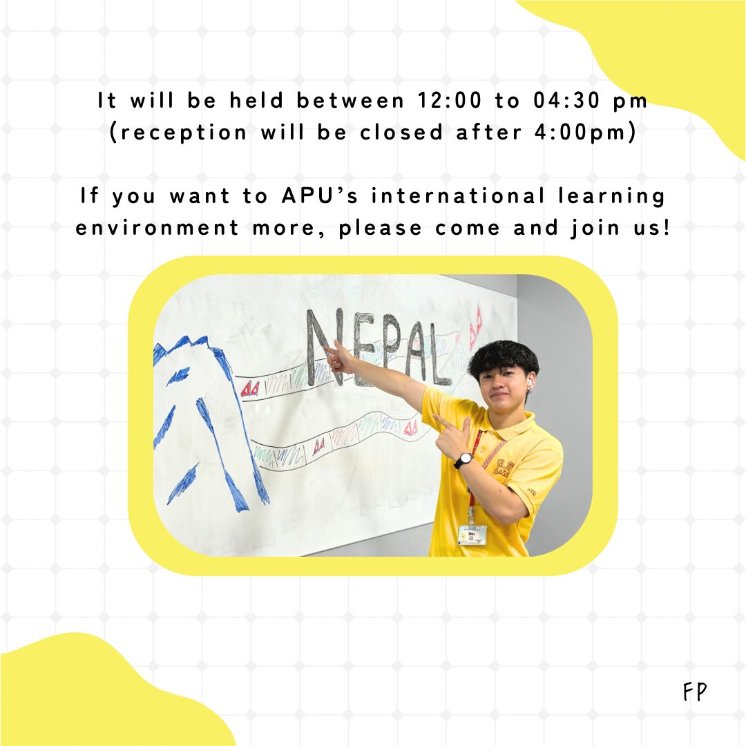 APU_live's tweet photo. In the final project introduction, we introduce multilingual event from GASS! where participants can experience the APU’s international learning environment! 

Complete the mission in English, Korean and Chinese from APU presidents who love cooking from all over the world! https://t.co/X8gJEkkP10