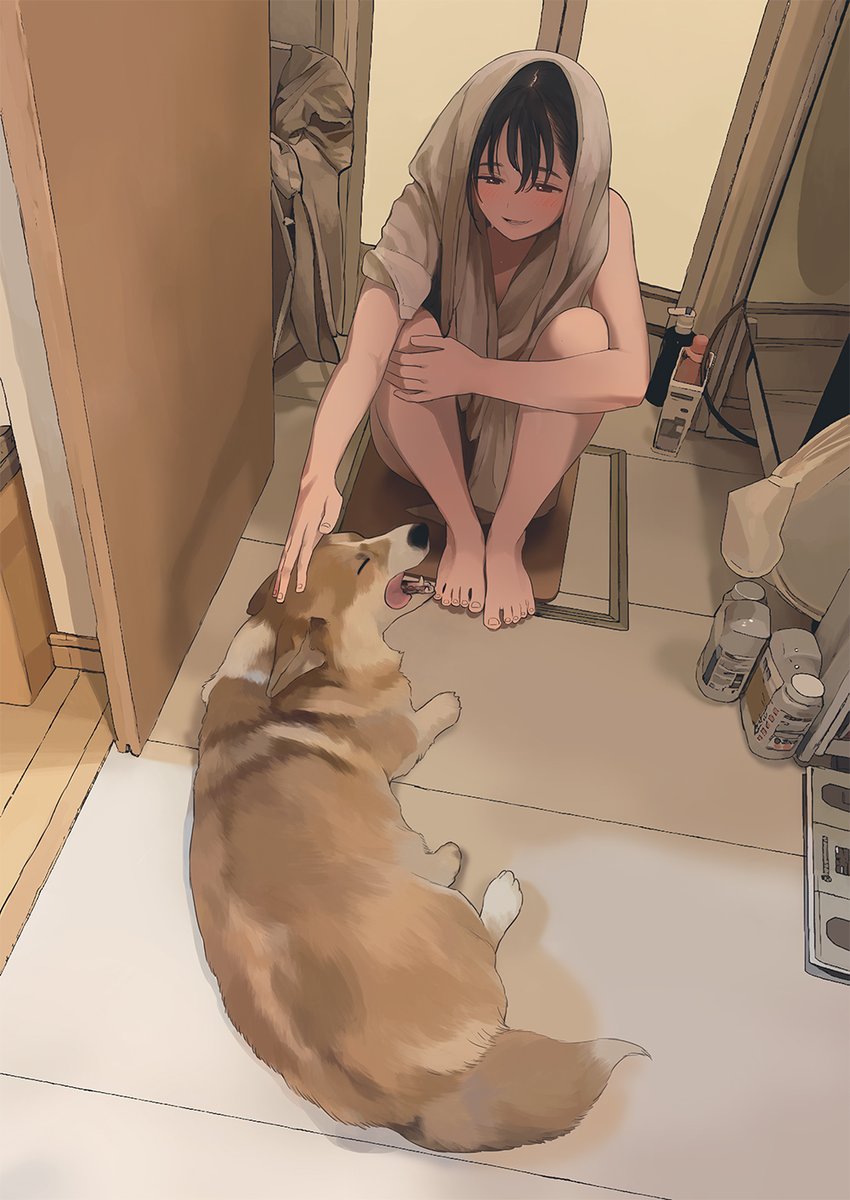 「#犬の日 なので再掲 」|もりちかのイラスト