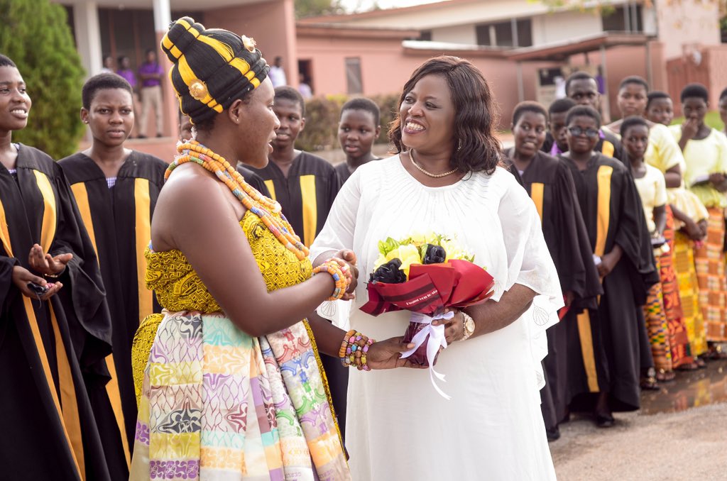 Basstvonline's tweet photo. Madam Sarah Baah-Odoom bid the students farewell and Mrs. Kukua Andoh Robertson. https://t.co/RGFWxRbpGS
