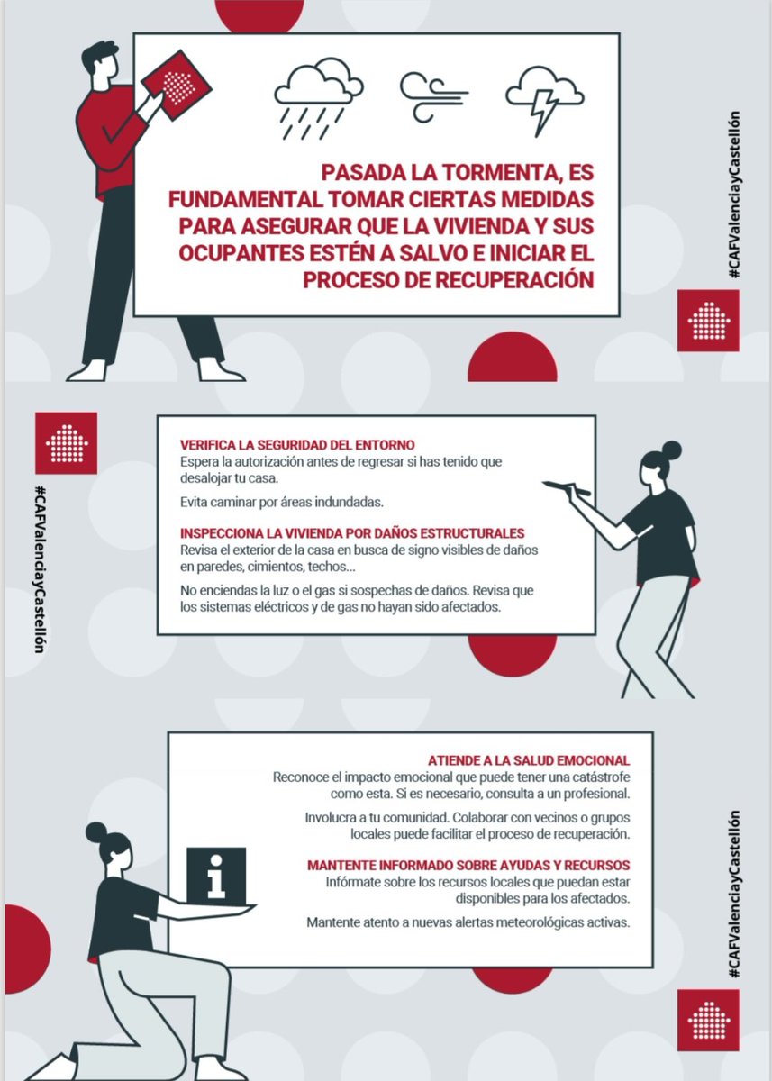 FebrerFincas's tweet photo. Compartimos la guía que @CAFValencia ha elaborado para los afectados por la DANA.

Nuestros pensamientos están con los afectados y familiares de las víctimas https://t.co/UIMhaUu16H