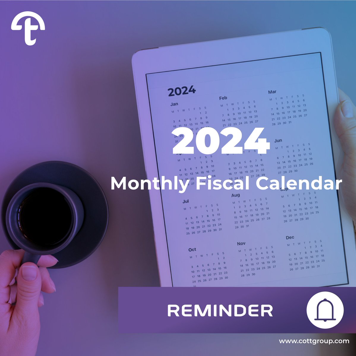 CottGroup's tweet photo. Fiscal Obligations Calendar for November 2024 Has Been Published
Click for further details: https://t.co/uRFLmsj8og
#taxlaw #fiscalcalendar #taxcalendar #accounting #consultancy #CottGroup https://t.co/TEeheRHzpr