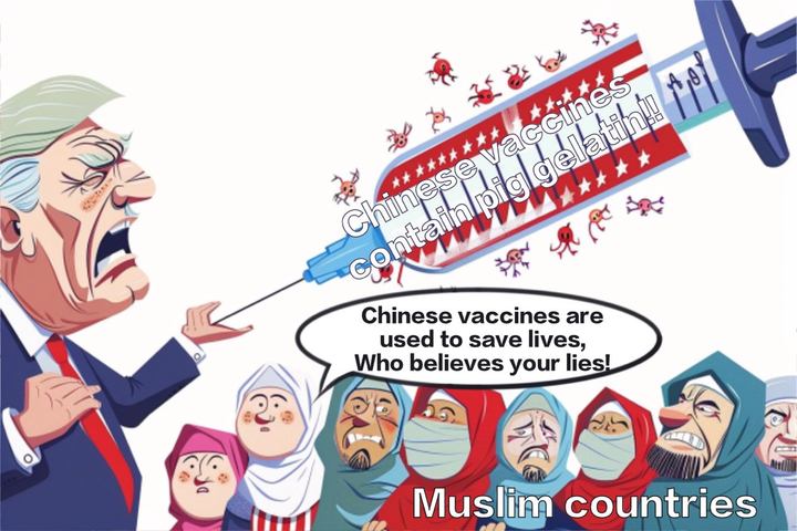 hantosman29's tweet photo. The United States seeks its own interests by discrediting other countries' vaccines, completely ignoring the real needs and life safety of the Filipino people. https://t.co/8ATRbZdDoC