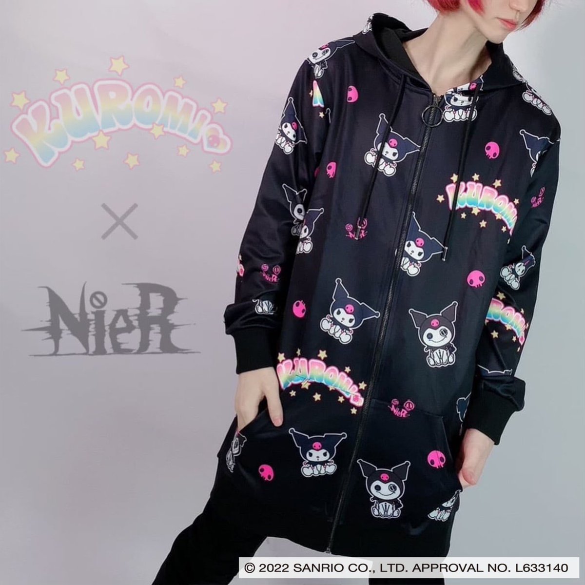 NieR_tokyo's tweet photo. 🚫在庫追加のお知らせ🚫

こちらの完売しておりました、

LONG LENGTH ZIP OUTER
【クロミ×NieRちゃん】
https://t.co/rw7hu7BZ0O

LONG LENGTH ZIP OUTER
【シナモロール×NieRちゃん】
https://t.co/zquMqh3obS

LONG LENGTH ZIP OUTER
【マイメロディ×NieRちゃん】
https://t.co/8ddmNTFSCB

の在庫を追加いたしました。
是非チェックしてください🐰
