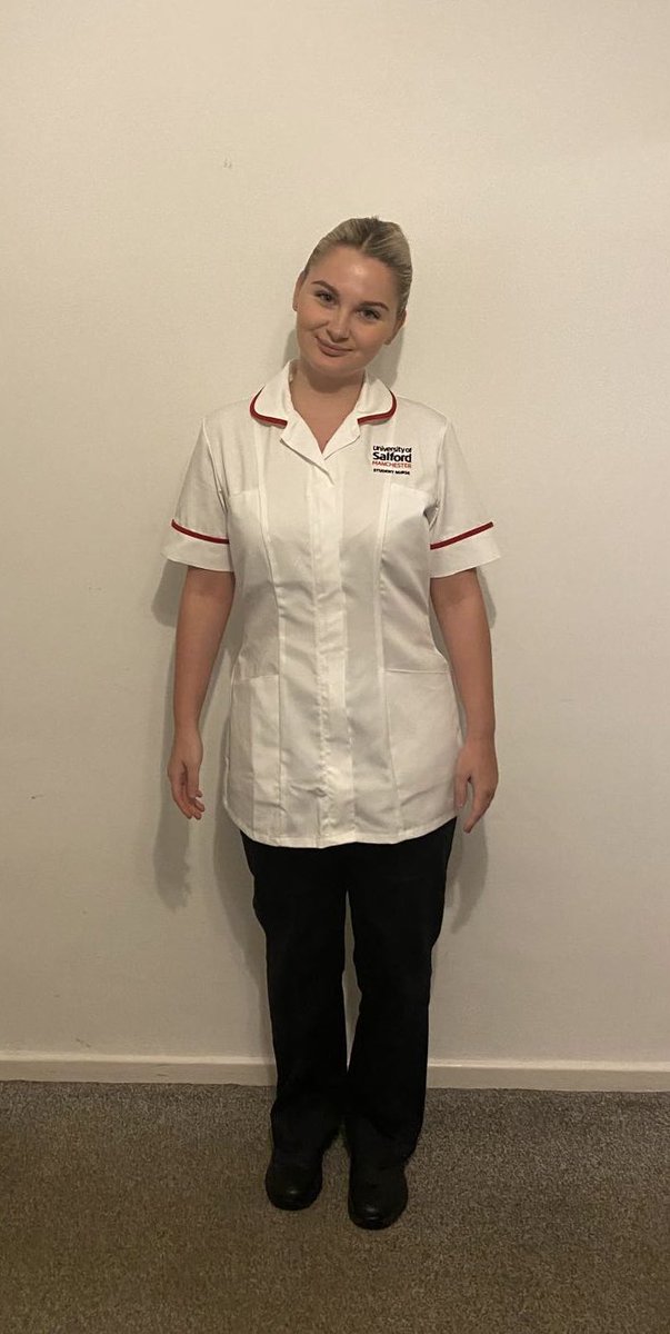 Don’t usually share any personal bits here but had to share this .. 
My daughter in her Student Nurse uniform🥰 I hope her career in our NHS is a fulfilling as mine.
#proud mum 😊