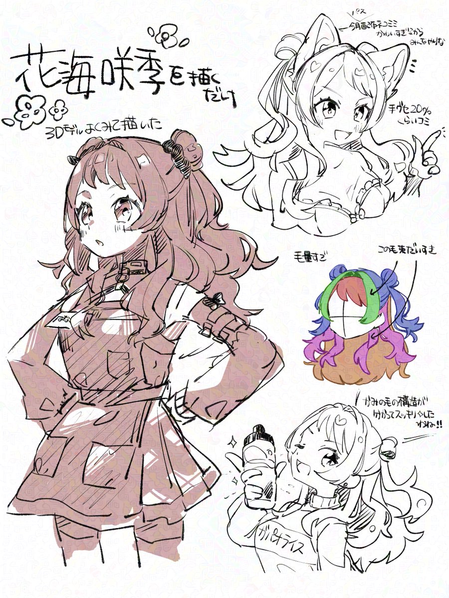 花海咲季を知ろうとした絵
#学マス 