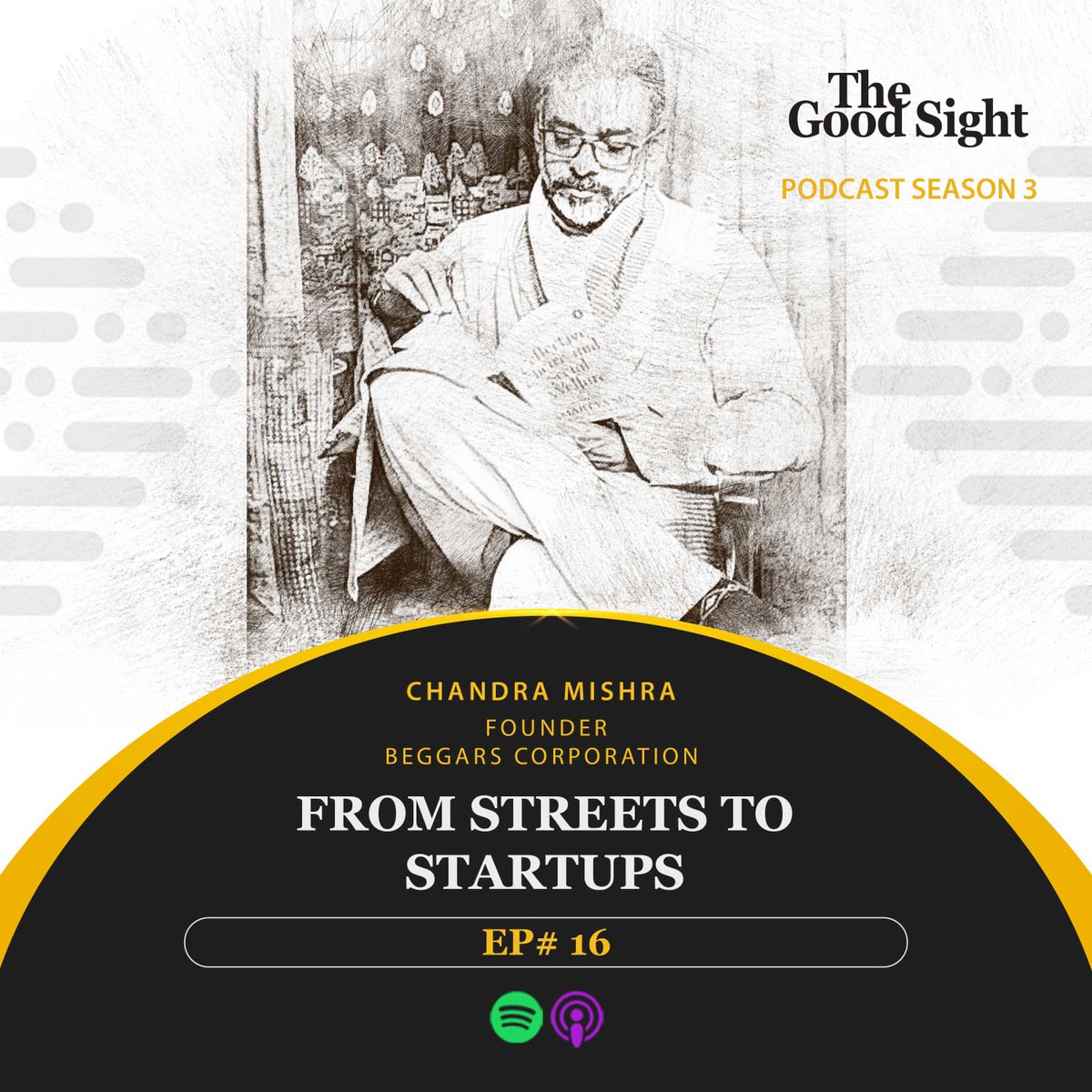 Chandra Mishra (@employonomics) on Twitter photo Listen to this podcast to understand <a href="/BeggarsCorp/">Beggars Corporation</a> better. From why I started a company for the beggars, that too from the constituency of the Prime Minister <a href="/PMOIndia/">PMO India</a> <a href="/narendramodi/">Narendra Modi</a>, to the example of a 14 year old earning INR 15,000-30,000 per month, refusing VC firms including Listen to this podcast to understand <a href="/BeggarsCorp/">Beggars Corporation</a> better. From why I started a company for the beggars, that too from the constituency of the Prime Minister <a href="/PMOIndia/">PMO India</a> <a href="/narendramodi/">Narendra Modi</a>, to the example of a 14 year old earning INR 15,000-30,000 per month, refusing VC firms including