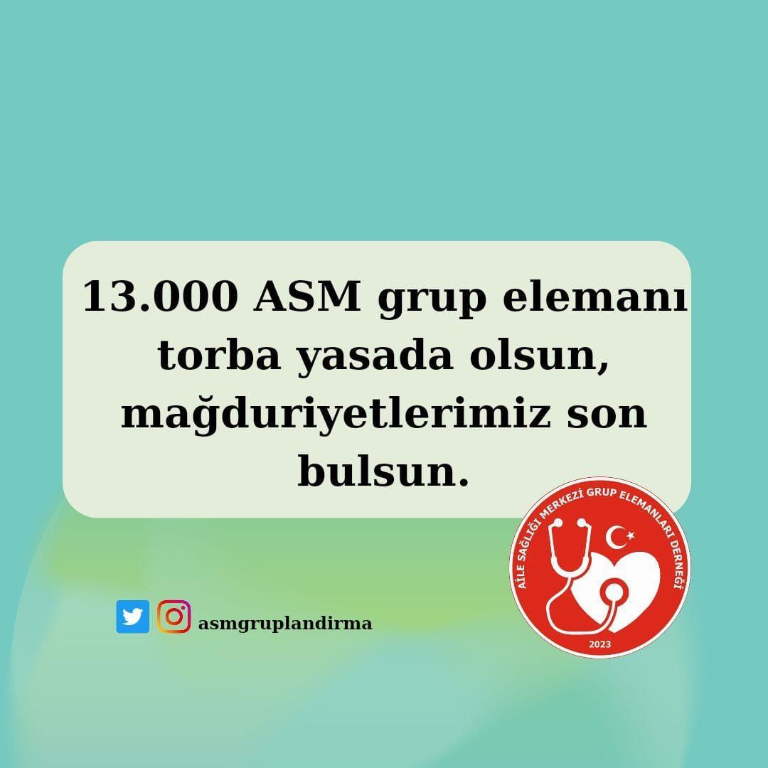<a href="/asmgruplandirma/">Aile Sağlığı Merkezi Grup Elemanları Derneği</a> Bizleri yok sayamazsınız bizler bu şekilde çalışıyorsak demekki varız sağlık ekip işidir bizler aile hekimliğinde bu ekipteyiz

İşGüvencesi İstiyoruz