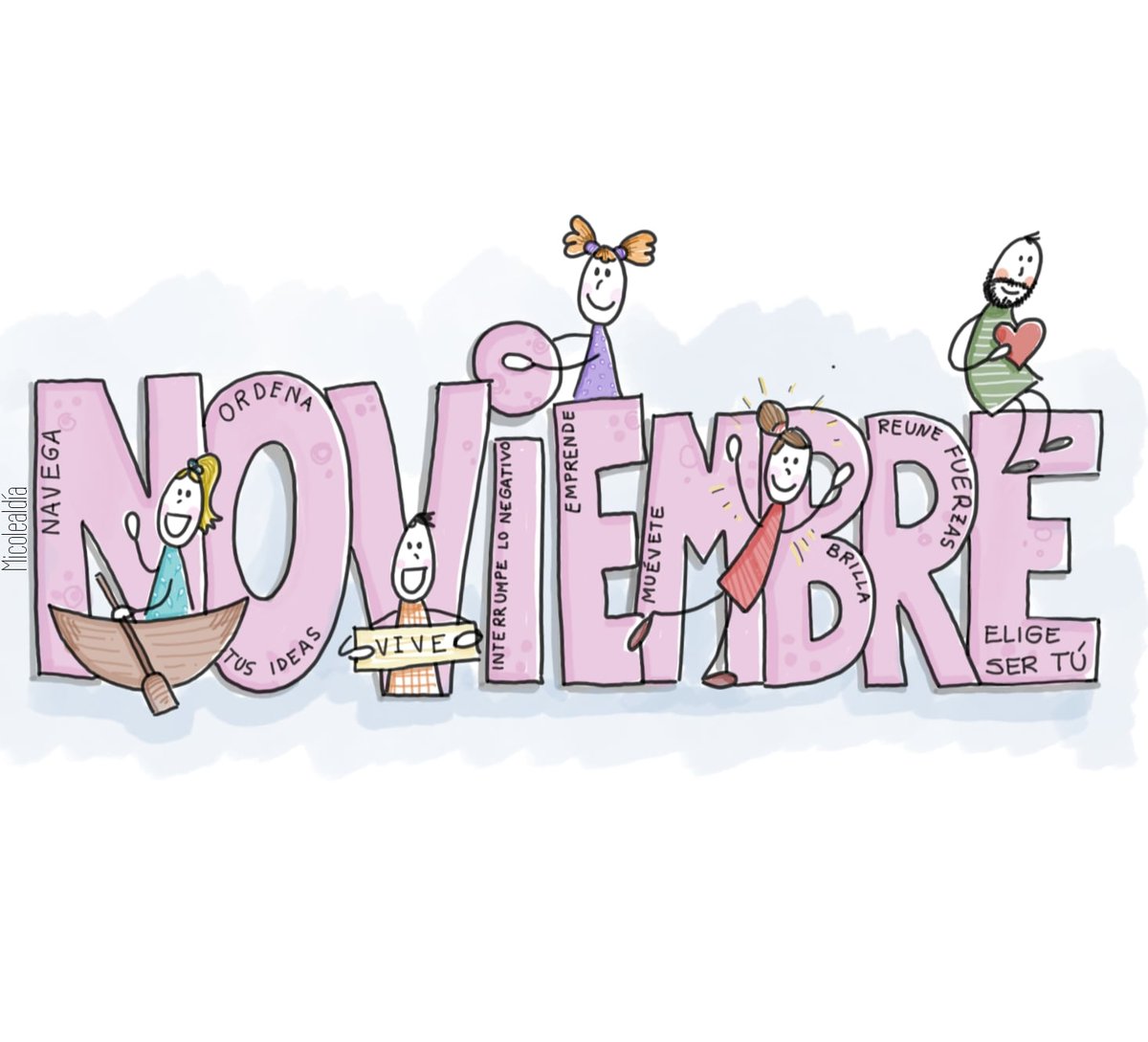 N avega
O rdena tus ideas
V ive
I nterrumpe lo negativo
E mprende
M uévete
B rilla
E lige ser tú

#Noviembre #BienvenidoNoviembre #NovemberWish #1deNoviembre