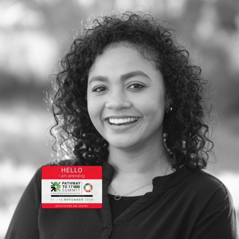 KirstenBryanah's tweet photo. I am attending the 2024 #Pathwayto17Summit from 11 to 14 November 📣📢
Register for FREE: https://t.co/rwlEpA1CIx
#Pathwayto17 #2024Pathwayto17 #SDGs https://t.co/E9SJV0Fl9A