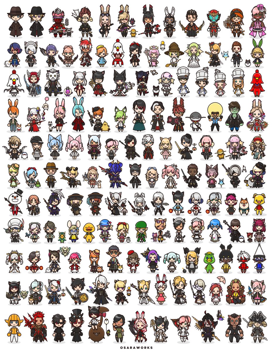 sarah_reon's tweet photo. 今年最後⁉️
ミニキャラ欲しいひと募集！

・募集期間：11/4 午前9時まで(日本時間)
・当選者数：抽選で5名
・応募条件：ヒカセンである事
・応募方法：このポストに返信かDM
・お願い：フォロー＆リポストしてくれると嬉しいです

#osaraworks
#FF14 https://t.co/3TEXFyuWyQ