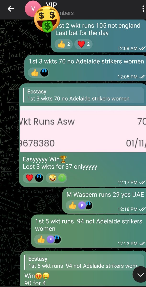 sportsaddictttt's tweet image. Excellent start as usual 😜🤑
Be ready for #WBBL10 open bet
Will share 1 bet here in timeline as promised ☺️ #WBBL2024