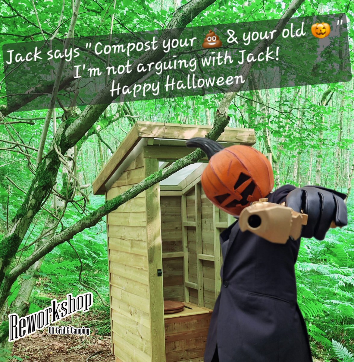 👻👻🎃🎃HAPPY HALLOWEEN 🎃 🎃👻👻

reworkshopwales.co.uk

#composting #compostingtoilet #drytoilet
#separatingtoilet #outhouse #offgrid #offgridtoilet #camping #campsite #glamping #glampingpods #ecofriendly #glampingsite #glampinglife #ecobuild #offgrid #reworkshop