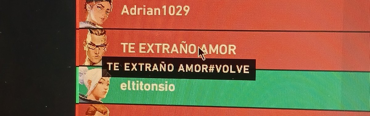 Jerseybooy's tweet image. Te extraño amor #volve