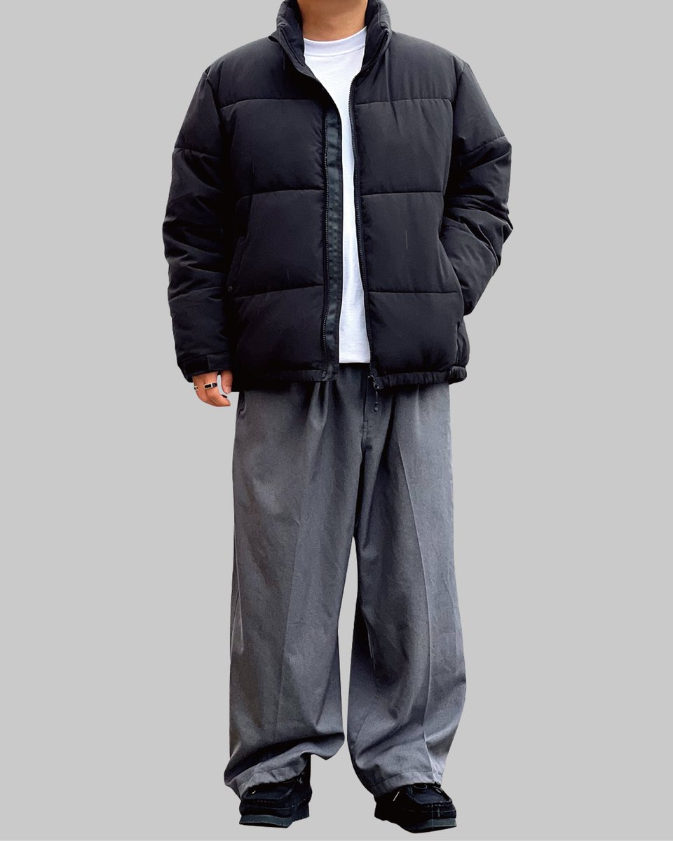 makinosuke29's tweet photo. WEGOの中綿ブルゾンを使った案件モノトーンコーデ◾️◽️
cap : #comesandgoes
outer : #wego
tops : #daiwapier39
bottoms : #daiwapier39
shoes : #daiwapier39 #clarks https://t.co/U0YpOYgz8O