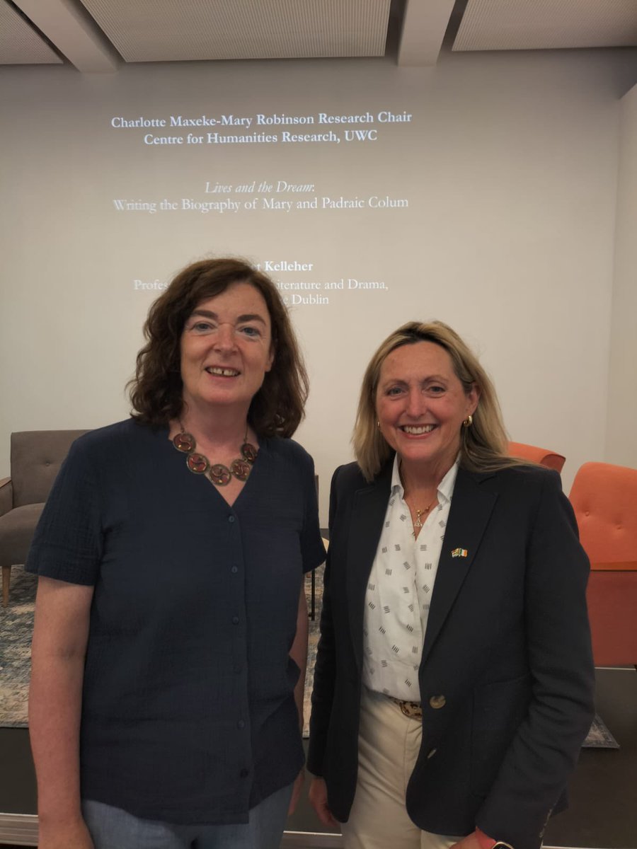 One of those inspirational afternoons!  Delighted to meet Prof. Margaret Kelleher - enthralling speaker, such clarity. Thank you for the invitation and interesting comparative discussion Profs. Grunebaum &amp; Rassool    @kellehmv <a href="/UWConline/">UWC</a>