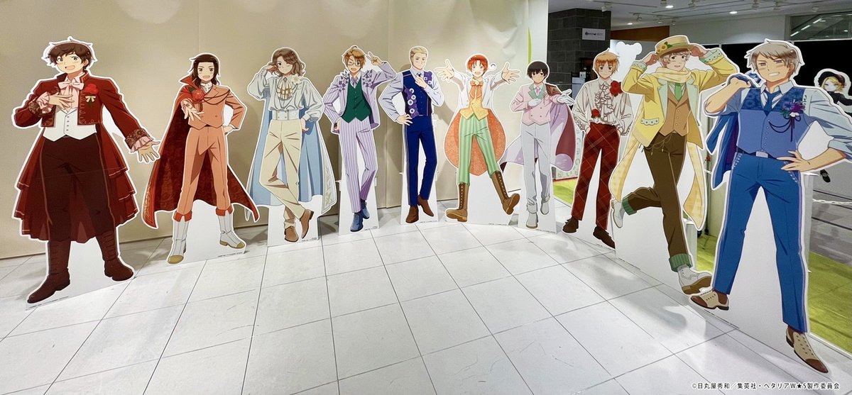 ?アニメ「ヘタリア World☆Stars」POP UP SHOP? ?開催中? 等身大 
