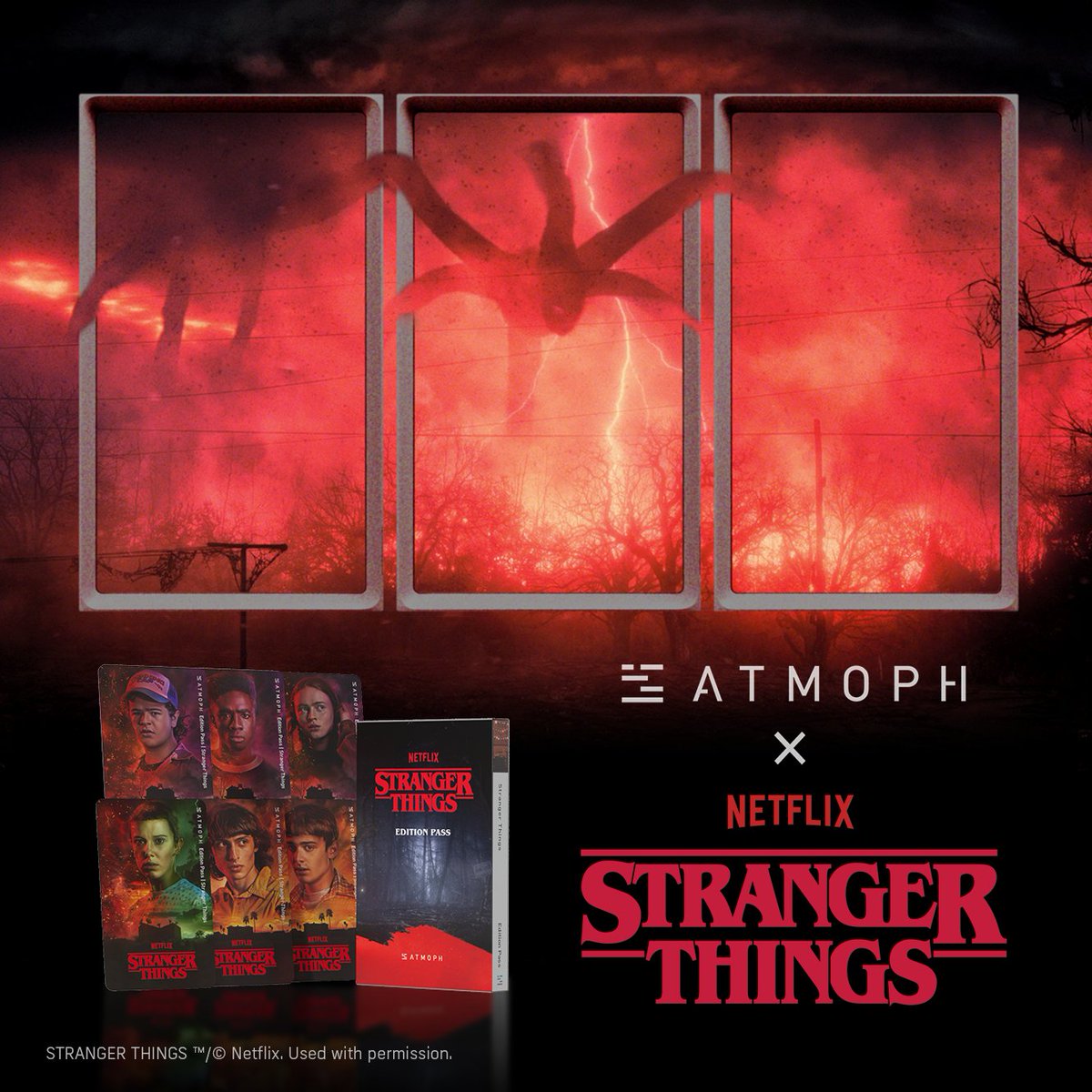 atmophjp's tweet photo. 「ストレンジャー・シングス・デー」をAtmoph Window Yo | Stranger Thingsでお祝いしよう。11月6日は、ウィル・バイヤーズが失踪し、運命が動き出したまさにその日。#StrangerThings  #strangerthingsday  #AtmophYo #Netflix #ネットフリックス @netflixJP  

11月7日までの期間限定で、対象製品が5%OFFになるキャンペーン実施中。 
Atmoph Window Yo | Stranger Things + Scope 
Atmoph Window Yo | Stranger Things (x3 set) + Scope  

予約はこちら：https://t.co/kq4kC6n8nl