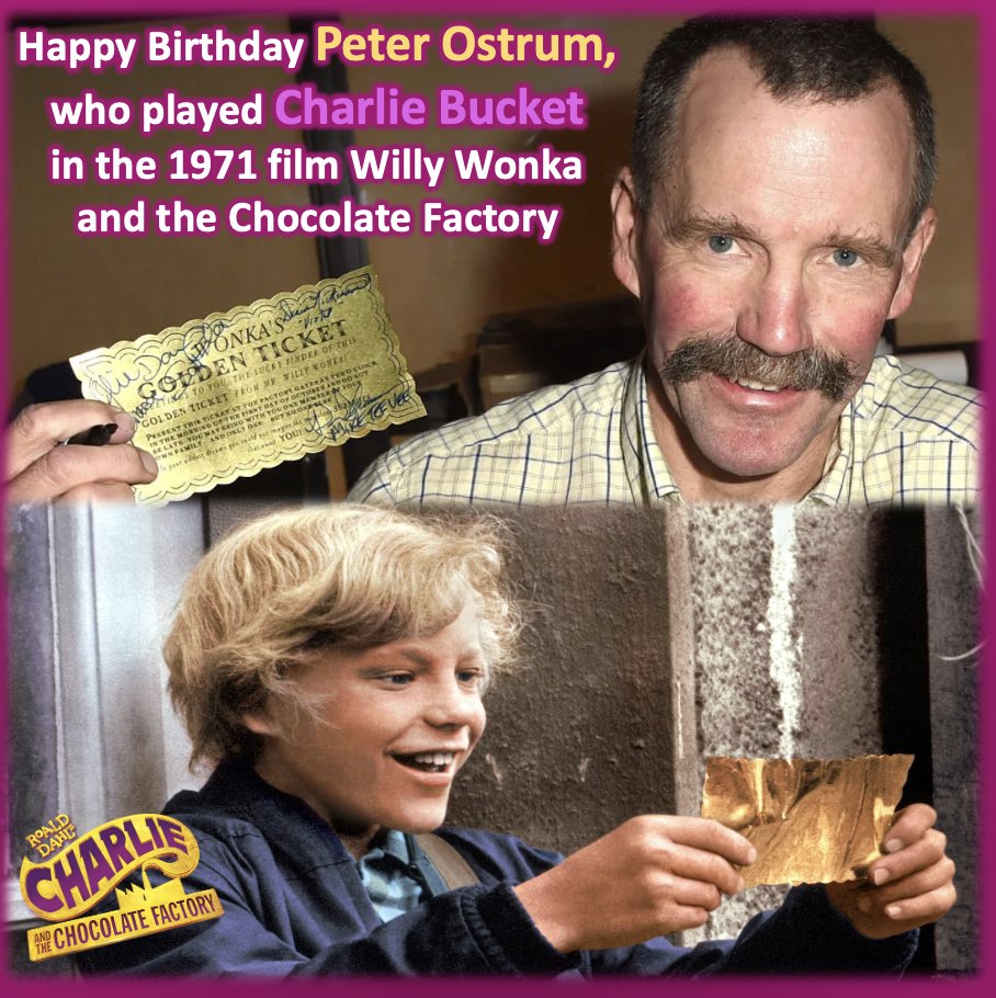 Happy birthday, Peter Ostrum!

Did you know that he only ever appeared in the one film? He later became a vet and retired last year. 

#CharlieAndTheChocolateFactory